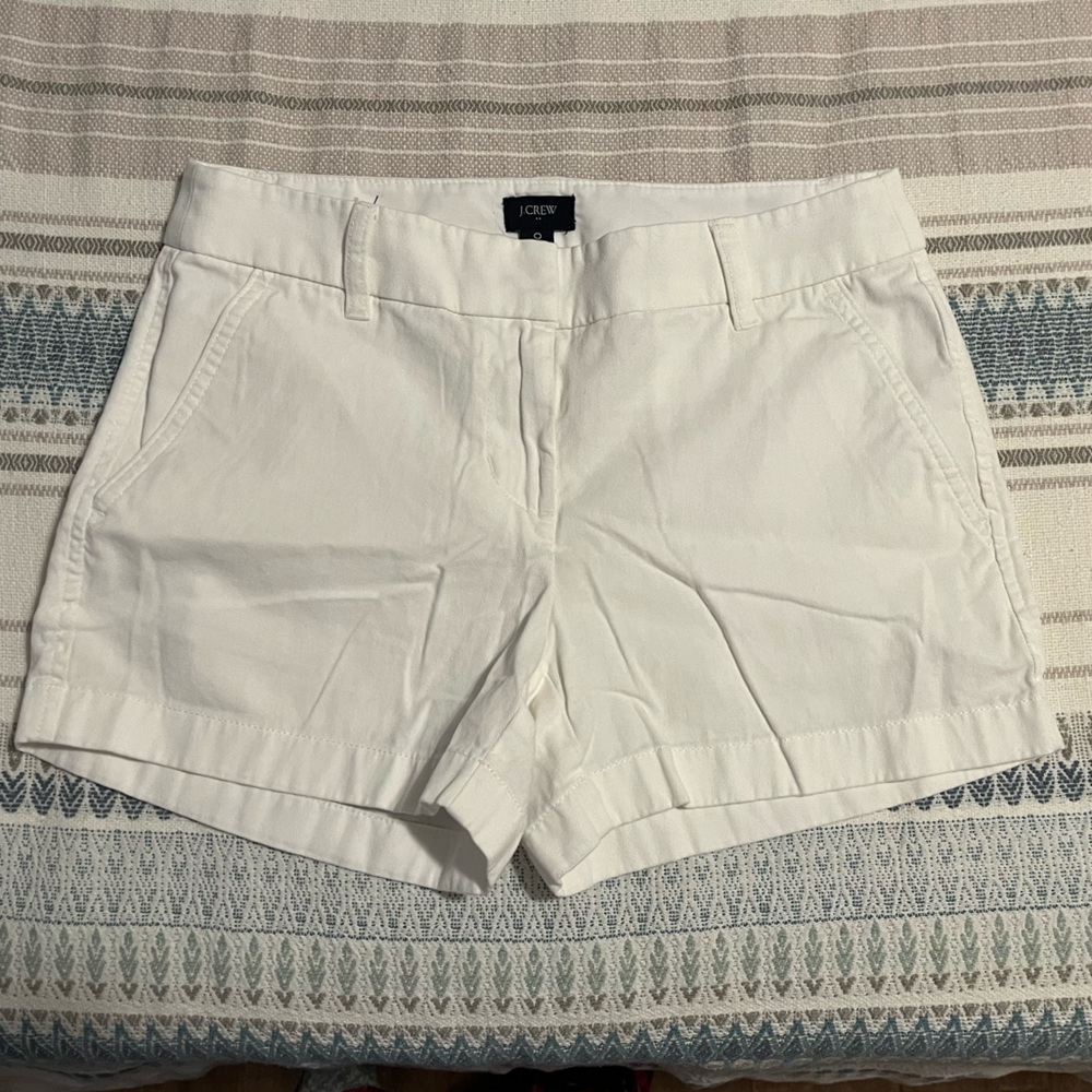 Size 0 White Chino Shorts | J Crew